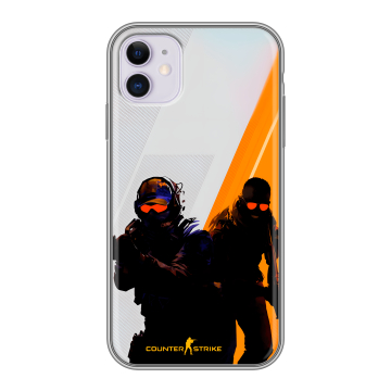 Силиконовый чехол на Iphone 11 с принтом Контер страйк Counter strike Силиконовый чехол на Iphone 11 с принтом Контер страйк Counter strike