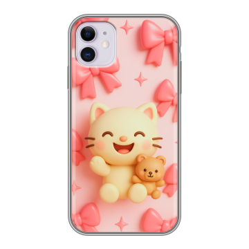Силиконовый чехол на Iphone 11 с принтом для девочек Силиконовый чехол на Iphone 11 с принтом для девочек