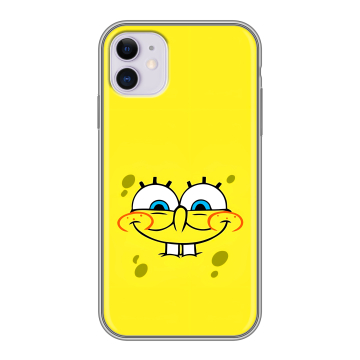Силиконовый чехол на Iphone 11 с принтом спанчбоб спанч боб Силиконовый чехол на Iphone 11 с принтом спанчбоб спанч боб