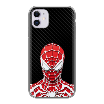 Силиконовый чехол на Iphone 11 с принтом человек паук spiderman Силиконовый чехол на Iphone 11 с принтом человек паук spiderman