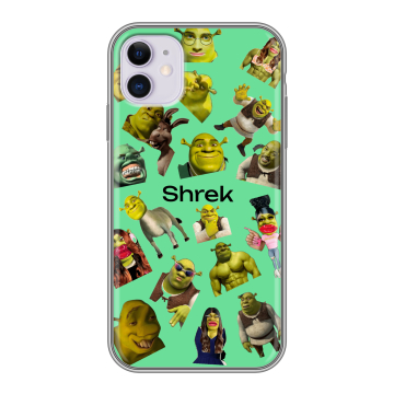 Силиконовый чехол на Iphone 11 с принтом Шрек Shrek