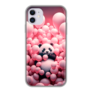 Силиконовый чехол на Iphone 11 с принтом Панда Силиконовый чехол на Iphone 11 с принтом Панда