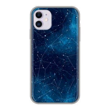 Силиконовый чехол на Iphone 11 с принтом Космос звезды