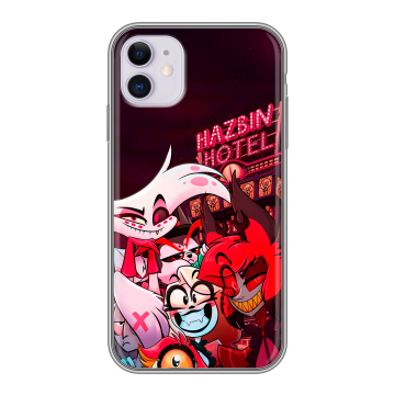 Силиконовый чехол на Iphone 11 с принтом Hazbin Hotel Отель Хазбин Силиконовый чехол на Iphone 11 с принтом Hazbin Hotel Отель Хазбин