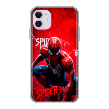 Силиконовый чехол на Iphone 11 с принтом Spiderman Человек паук Силиконовый чехол на Iphone 11 с принтом Spiderman Человек паук