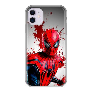 Силиконовый чехол на Iphone 11 с принтом Spiderman Человек паук Силиконовый чехол на Iphone 11 с принтом Spiderman Человек паук