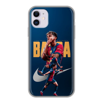 Силиконовый чехол на Iphone 11 с принтом Барселона Barca Yamal Силиконовый чехол на Iphone 11 с принтом Барселона Barca Yamal