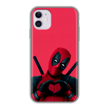 Силиконовый чехол на Iphone 11 с принтом Дедпул Deadpool Силиконовый чехол на Iphone 11 с принтом Дедпул Deadpool