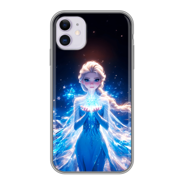 Силиконовый чехол на Iphone 11 с принтом Холодное сердце Frozen Силиконовый чехол на Iphone 11 с принтом Холодное сердце Frozen