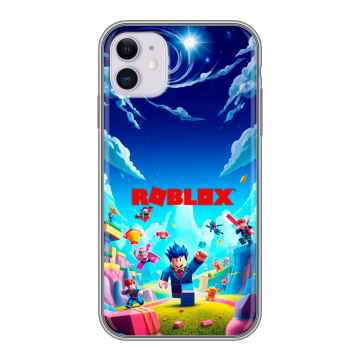 Силиконовый чехол на Iphone 11 с принтом Roblox Роблокс Силиконовый чехол на Iphone 11 с принтом Roblox Роблокс