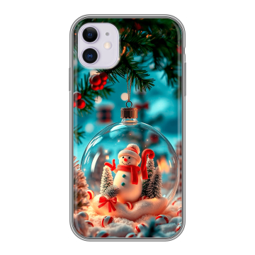 Силиконовый чехол на Iphone 11 с принтом Новый год