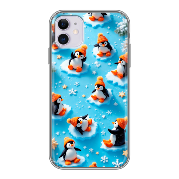 Силиконовый чехол на Iphone 11 с принтом Новый год