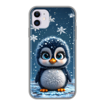 Силиконовый чехол на Iphone 11 с принтом Новый год