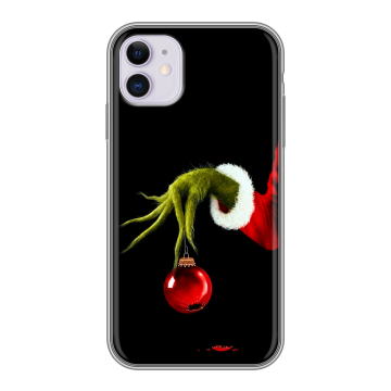 Силиконовый чехол на Iphone 11 с принтом Новый год Гринч
