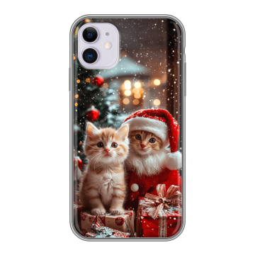 Силиконовый чехол на Iphone 11 с принтом Новый год