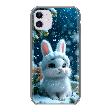 Силиконовый чехол на Iphone 11 с принтом Новый год