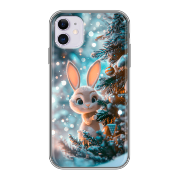 Силиконовый чехол на Iphone 11 с принтом Новый год Силиконовый чехол на Iphone 11 с принтом Новый год