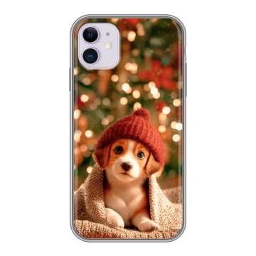 Силиконовый чехол на Iphone 11 с принтом Новый год Силиконовый чехол на Iphone 11 с принтом Новый год