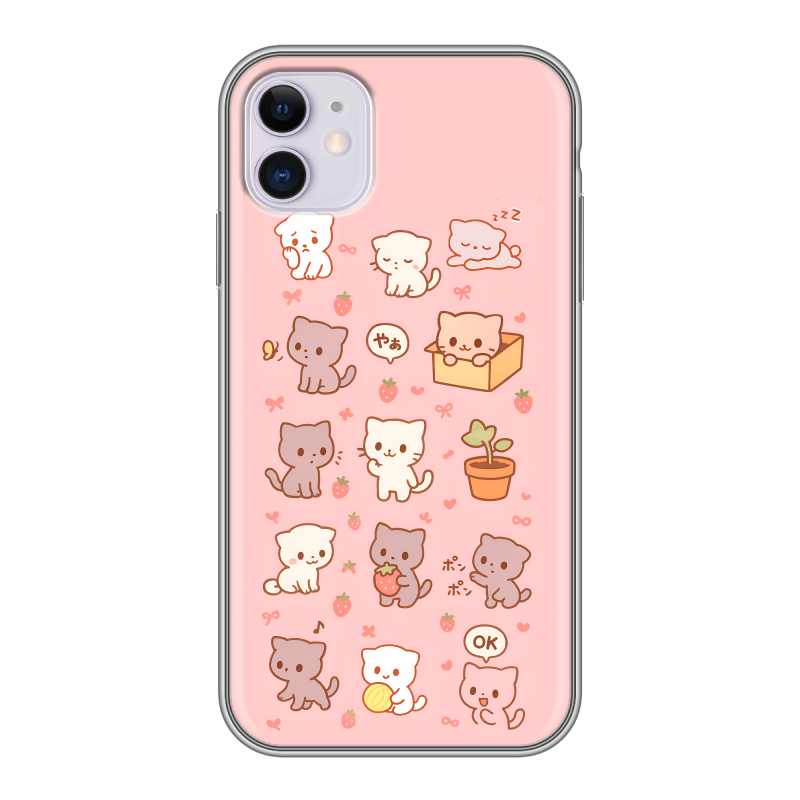 Силиконовый чехол на Iphone 11 с принтом Hello Kitty Хелоу Кити Силиконовый чехол на Iphone 11 с принтом Hello Kitty Хелоу Кити