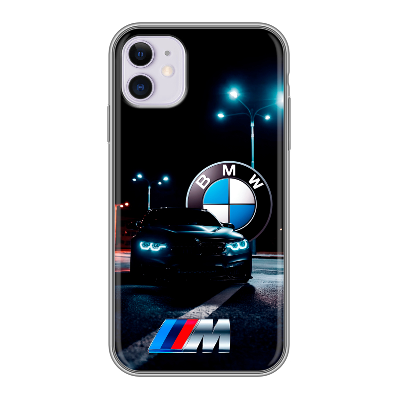 Силиконовый чехол на Iphone 11 с принтом БМВ BMW Силиконовый чехол на Iphone 11 с принтом БМВ BMW