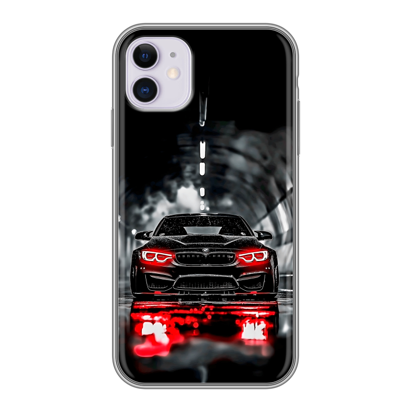 Силиконовый противоударный чехол на Iphone 11 с принтом BMW БМВ Силиконовый противоударный чехол на Iphone 11 с принтом BMW БМВ