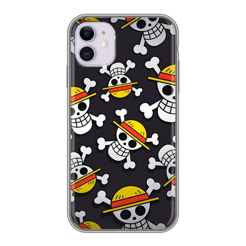 Силиконовый чехол на Iphone 11 с принтом One Piece Ван Пис Силиконовый чехол на Iphone 11 с принтом One Piece Ван Пис
