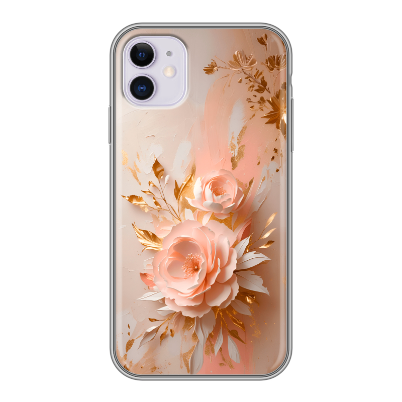 Силиконовый противоударный чехол на Iphone 11 с принтом женский Силиконовый противоударный чехол на Iphone 11 с принтом женский