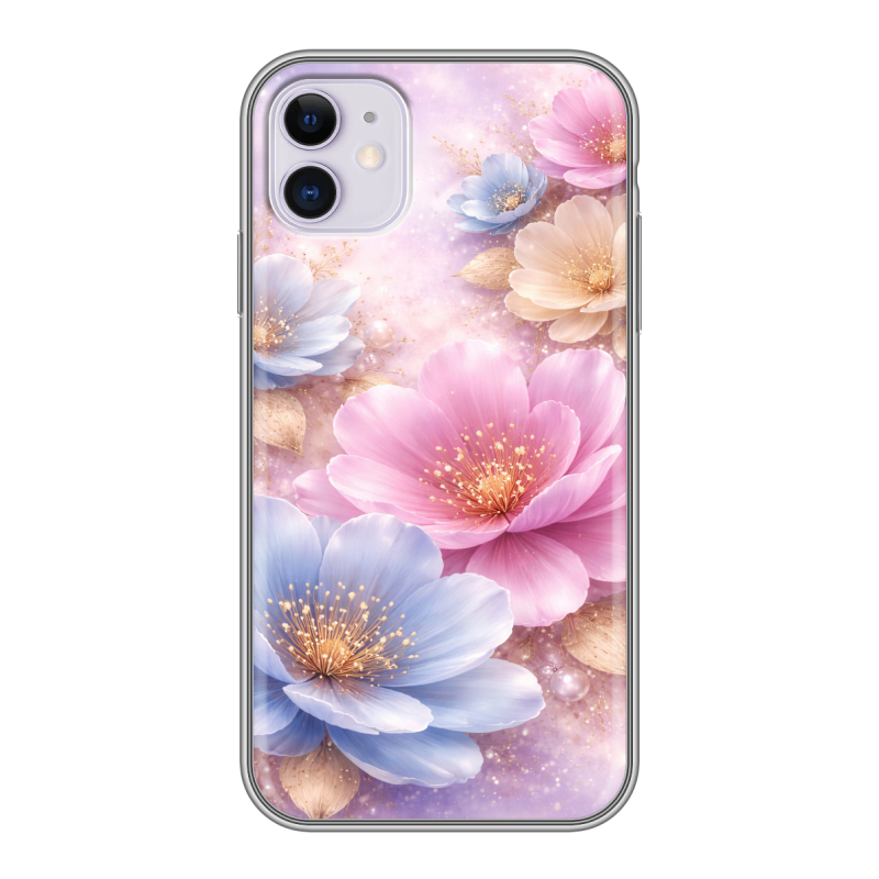 Силиконовый чехол на Iphone 11 с принтом женский Силиконовый чехол на Iphone 11 с принтом женский