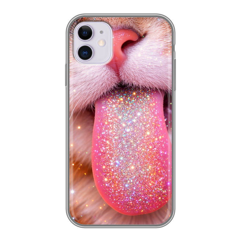 Силиконовый чехол на Iphone 11 с принтом для девочек Силиконовый чехол на Iphone 11 с принтом для девочек