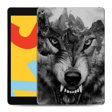 Силиконовый чехол на планшета Ipad 10.2 (2019) с принтом Волк Силиконовый чехол на планшета Ipad 10.2 (2019) с принтом Волк
