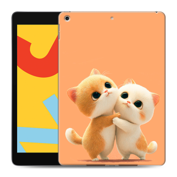 Силиконовый чехол на планшета Ipad 10.2 (2019) с принтом Милые котики Силиконовый чехол на планшета Ipad 10.2 (2019) с принтом Милые котики