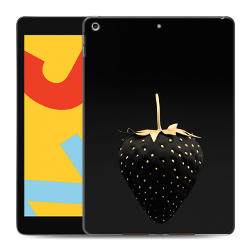 Силиконовый чехол на планшета Ipad 10.2 (2019) с принтом Черная клубника Силиконовый чехол на планшета Ipad 10.2 (2019) с принтом Черная клубника