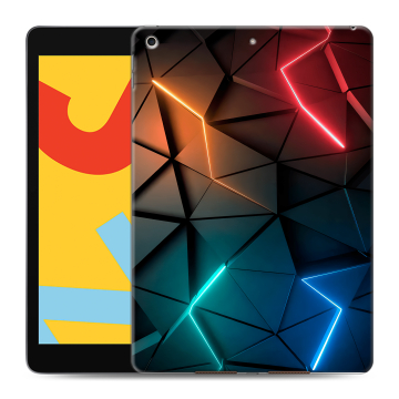 Силиконовый чехол на планшета Ipad 10.2 (2019) с принтом Абстракция неон Силиконовый чехол на планшета Ipad 10.2 (2019) с принтом Абстракция неон