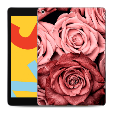 Силиконовый чехол на планшета Ipad 10.2 (2019) с принтом Цветы розы Силиконовый чехол на планшета Ipad 10.2 (2019) с принтом Цветы розы
