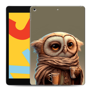 Силиконовый чехол на планшета Ipad 10.2 (2019) с принтом Сова Силиконовый чехол на планшета Ipad 10.2 (2019) с принтом Сова