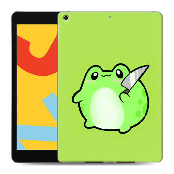 Силиконовый чехол на Ipad 10.2 (2019) с принтом Лягушенок Силиконовый чехол на Ipad 10.2 (2019) с принтом Лягушенок