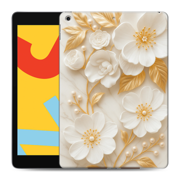 Силиконовый чехол на Ipad 10.2 (2019) с принтом Цветы Силиконовый чехол на Ipad 10.2 (2019) с принтом Цветы