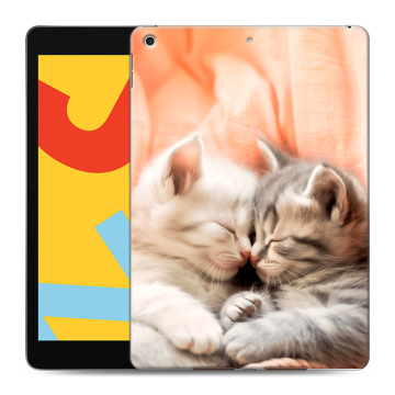 Силиконовый чехол на Ipad 10.2 (2019) с принтом Котята