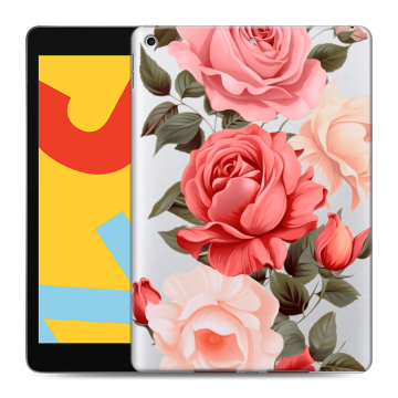 Силиконовый чехол на Ipad 10.2 (2019) с принтом Розы Силиконовый чехол на Ipad 10.2 (2019) с принтом Розы