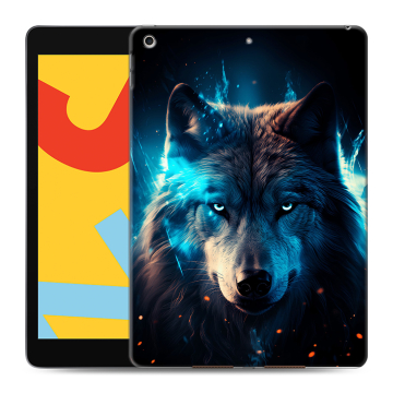 Силиконовый чехол на Ipad 10.2 (2019) с принтом Волк ночной