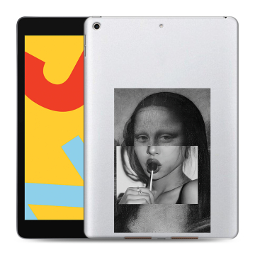 Силиконовый чехол на Ipad 10.2 (2019) с принтом Мона Лиза Силиконовый чехол на Ipad 10.2 (2019) с принтом Мона Лиза