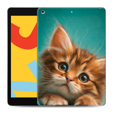 Силиконовый чехол на Ipad 10.2 (2019) с принтом котенок Силиконовый чехол на Ipad 10.2 (2019) с принтом котенок