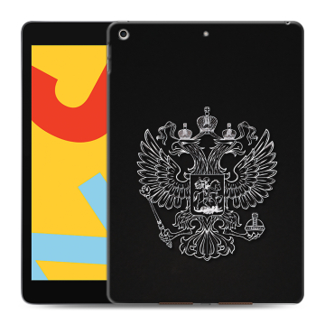 Силиконовый чехол на Ipad 10.2 (2019) с принтом Герб России