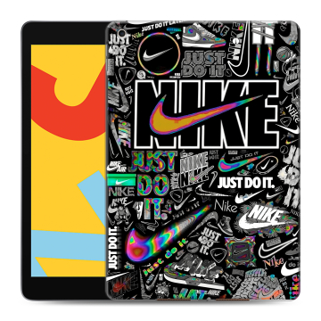 Силиконовый чехол на Ipad 10.2 (2019) с принтом Найк Силиконовый чехол на Ipad 10.2 (2019) с принтом Найк