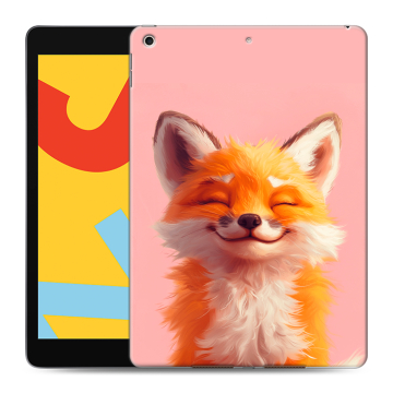 Силиконовый чехол на Ipad 10.2 (2019) с принтом милая лиса Силиконовый чехол на Ipad 10.2 (2019) с принтом милая лиса