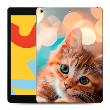Силиконовый чехол на Ipad 10.2 (2019) с принтом котик Силиконовый чехол на Ipad 10.2 (2019) с принтом котик