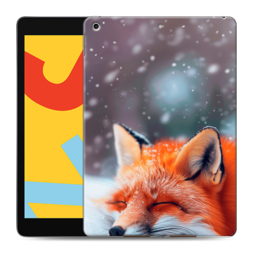 Силиконовый чехол на Ipad 10.2 (2019) с принтом лиса Силиконовый чехол на Ipad 10.2 (2019) с принтом лиса