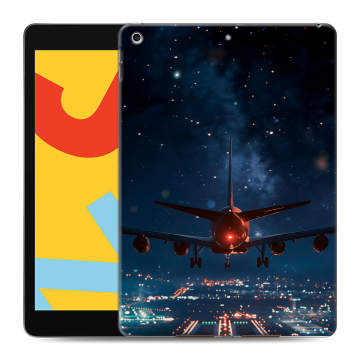 Силиконовый чехол на Ipad 10.2 (2019) с принтом самолет Силиконовый чехол на Ipad 10.2 (2019) с принтом самолет