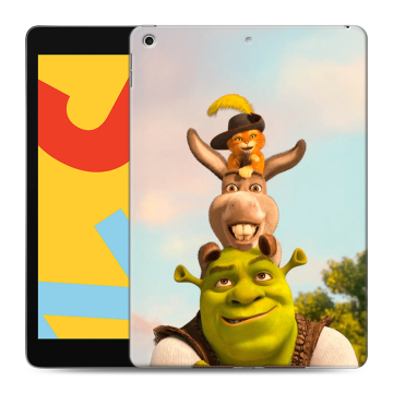 Силиконовый чехол на Ipad 10.2 (2019) с принтом Шрек Shrek Силиконовый чехол на Ipad 10.2 (2019) с принтом Шрек Shrek
