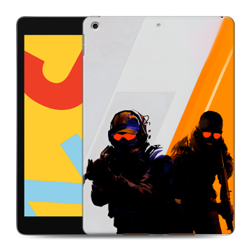 Силиконовый чехол на Ipad 10.2 (2019) с принтом Контер страйк Counter strike